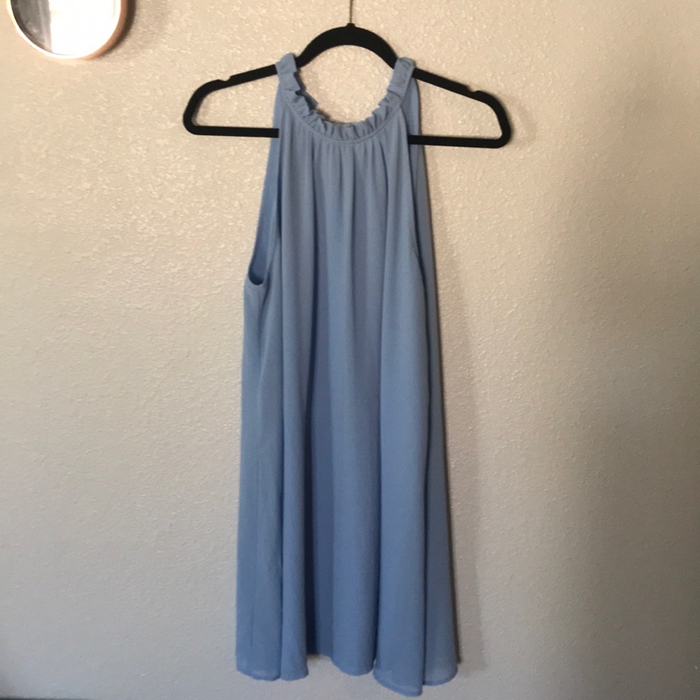 Blue dress